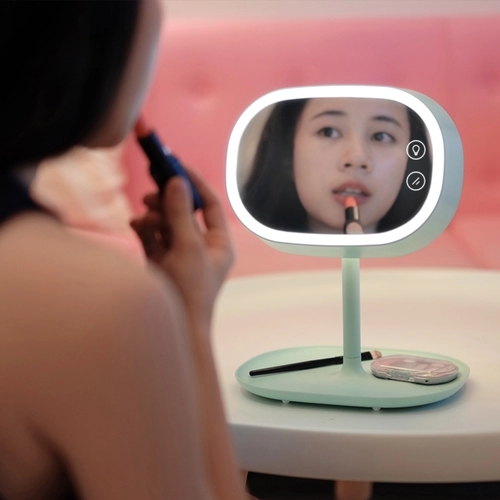 MUID家用led化妆镜子带灯台式智能补光梳妆镜抖音网红同款台灯